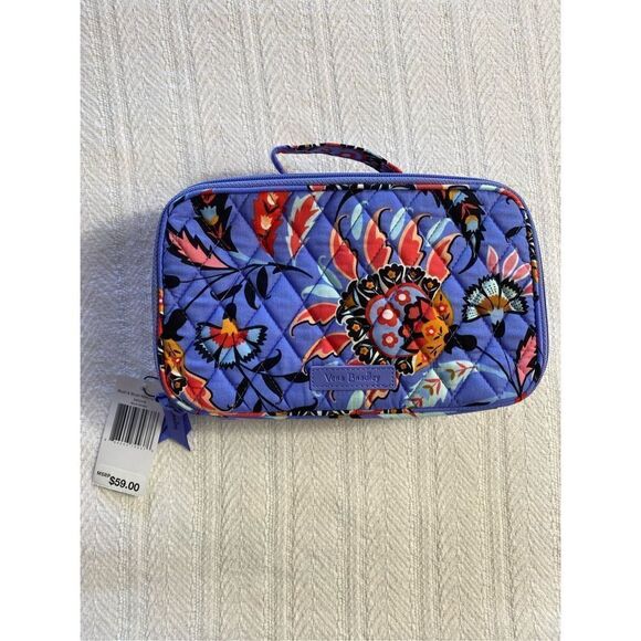 VERA BRADLEY Blush & Brush Makeup Case - Mural Garden - Picture 5 of 6